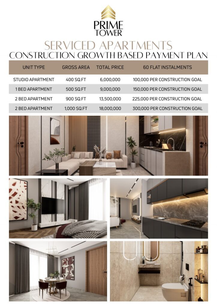 prime tower payment plan